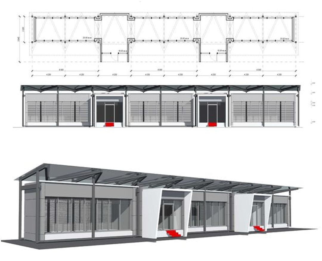 Проект торгового павильона